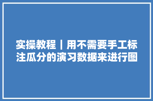 实操教程｜用不需要手工标注瓜分的演习数据来进行图像瓜分