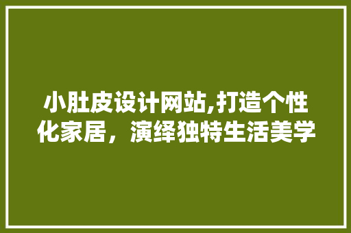 小肚皮设计网站,打造个性化家居，演绎独特生活美学