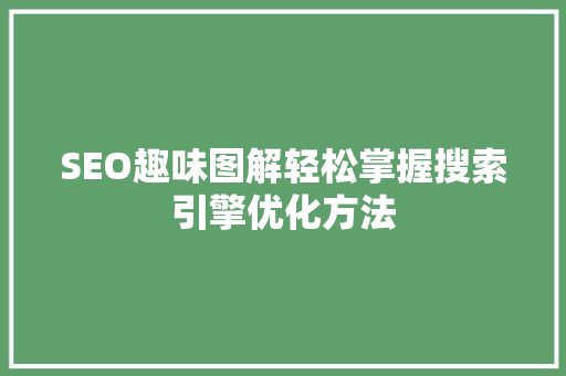 SEO趣味图解轻松掌握搜索引擎优化方法