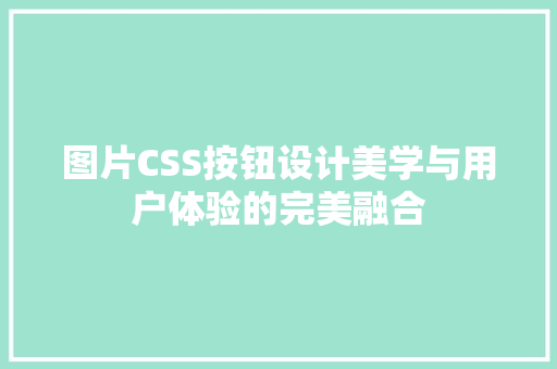 图片CSS按钮设计美学与用户体验的完美融合